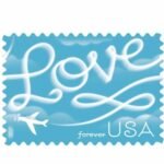 Forever Stamps 2017 Love Skywriting – Love Series, First-Class Postage 100 Stamps 5 Sheets