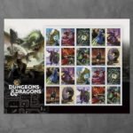Forever Stamps 2024 Dungeons & Dragons – Cultural Heritage Collection, First-Class Postage 100 Stamps 5 Sheets - Image 2