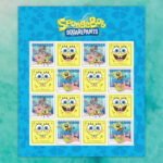 Forever Stamps 2025 SpongeBob SquarePants – Animated TV Series, First-Class Postage 100 Stamps 5 Sheets - Image 2