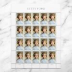 Forever Stamps 2024 Betty Ford – Commemorative Issue, First-Class Postage 100 Stamps 5 Sheets - Image 2
