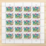 Forever Stamps 2024 Celebration Blooms – Nature Series, First-Class Postage 100 Stamps 5 Sheets - Image 2