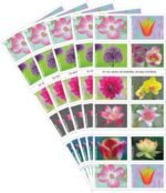 USPS Garden Beauty Forever Postage Stamps 5 Books of 20 US Postal First Class Wedding Celebration Anniversary Flowers Party (100 Stamps) - Image 2