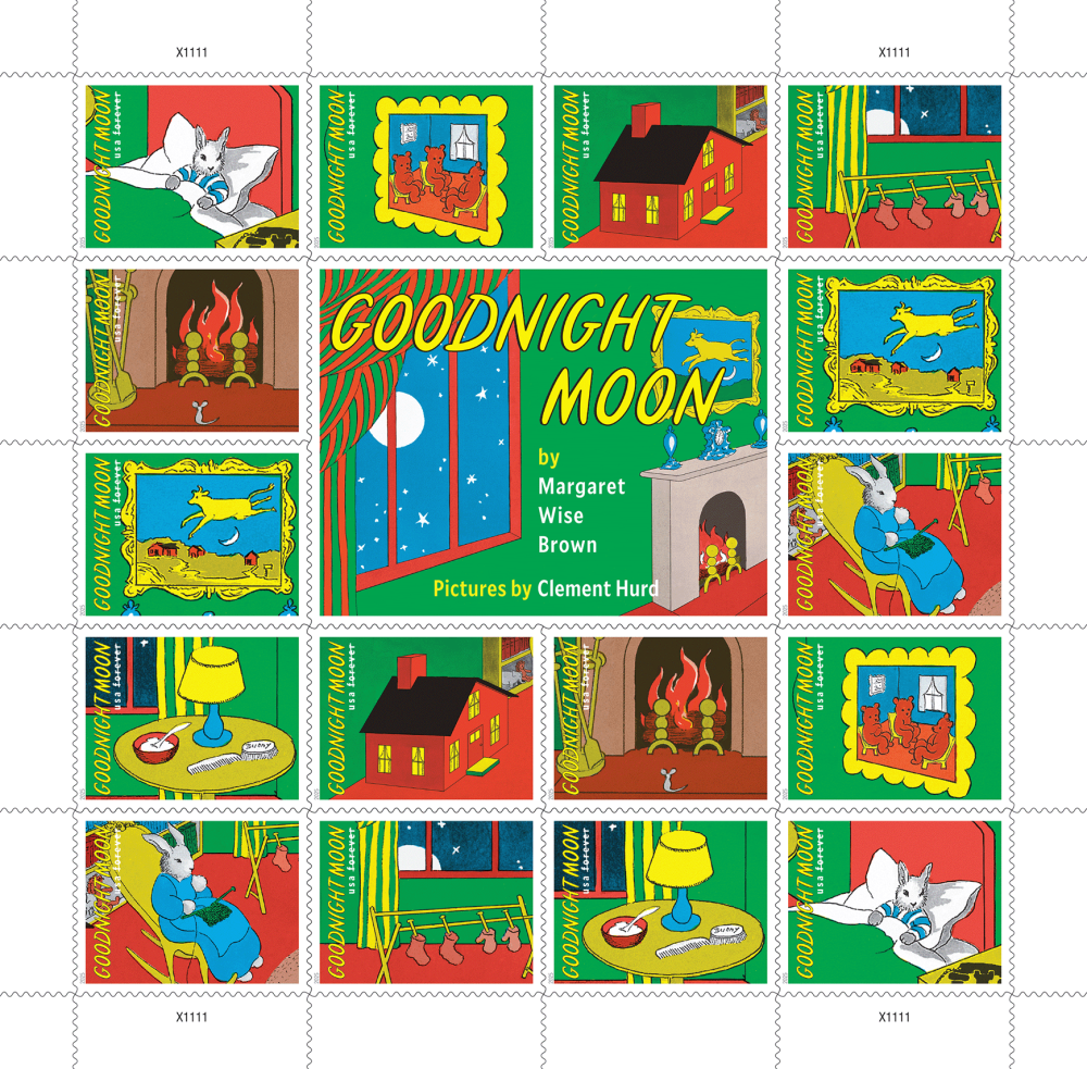Hol1gFhW98sI83PWGWA29H1hSKrWwAQSlsFR9rrU Goodnight Moon Forever Stamps – 78¢ | Ideal for Letters and Gifts - Image 1
