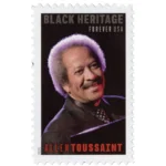Forever Stamps 2025 Allen Toussaint – Black Heritage Series, First-Class Postage 100 Stamps 5 Sheets