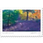 Forever Stamps 2024 Autumn Colors – Seasonal Celebration, First-Class Postage 100 Stamps 5 Sheets