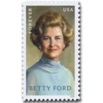 Forever Stamps 2024 Betty Ford – Commemorative Issue, First-Class Postage 100 Stamps 5 Sheets