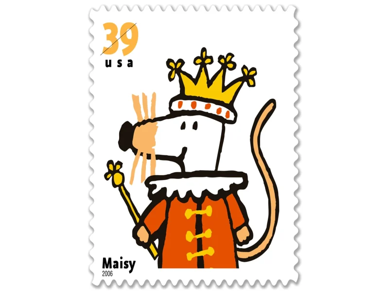 childrens-book-animals-2006-39c-first-class-stamps-main-3-scaled-1-800x600 NOT Forever Stamp-First-Class Stamps 2006 Children’s Book Animals – Literary Characters, 39¢ First-Class Rate - Image 1