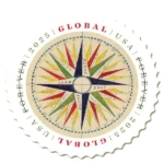 Global Forever Stamps 2025 Compass Rose – International Mailing, First-Class Postage