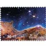 NOT Forever Stamp-USPS Priority Mail Express Stamps 2024 Cosmic Cliffs – $30.45 Rate
