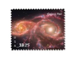 NOT Forever Stamp-$33.25 Stamps 2026 Galaxy Pair – Astronomy Collection, First-Class Rate