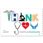 Forever Stamps 2024 Healthcare Community Thank You – Awareness & Appreciation, First-Class Postage