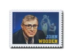 Forever Stamps 2024 John Wooden – Basketball Coach, Commemorative Issue, First-Class Postage