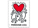 Forever Stamps 2025 Love – Keith Haring Heart Design, Wedding Invitation, First-Class Postage - Image 3