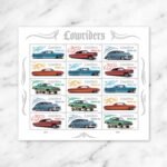 Forever Stamps 2026 Lowriders – Custom Car Culture, First-Class Postage 100 Stamps 5 Sheets - Image 2