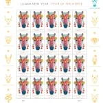 Forever Stamps 2026 Lunar New Year – Year of the Horse, Holiday Celebration, First-Class Postage - Image 2