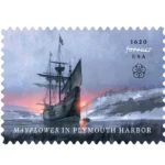 Forever Stamps 2020 Mayflower in Plymouth Harbor – Commemorative Issue, First-Class Postage
