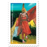 Forever Stamps 2025 Powwows – Celebrating Native American Culture, Cultural Heritage, First-Class Postage 100 Stamps 5 Sheets