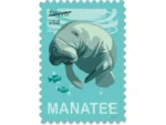 Forever Stamps 2024 Save Manatees – Nature Series, First-Class Postage