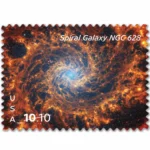 2025 Spiral Galaxy NGC 628 – Astronomy Collection, Priority Mail Express Rate 100 Stamps 5 Sheets