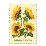 Forever Stamps 2026 Sunflowers – Floral Collection, First-Class Postage