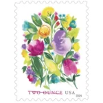 NOT Forever Stamp-Two-Ounce Stamps 2024 Wedding Blooms – Wedding Invitation, First-Class Postage