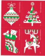Holiday Delights Forever Postage Stamps 5Book of 20 First Class US Postal Christmas Celebrations Wedding Anniversary Party Traditions - Image 2